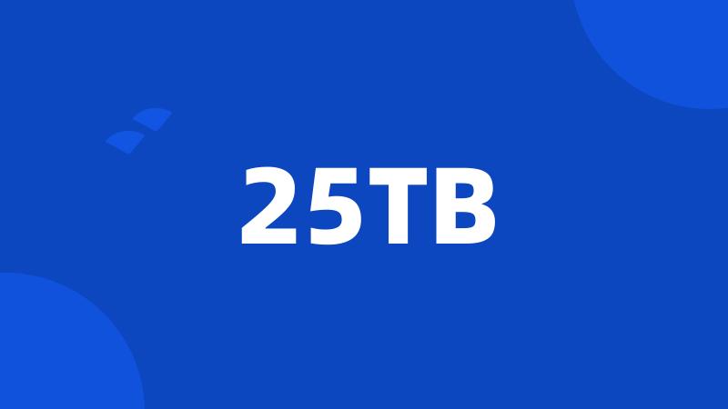 25TB