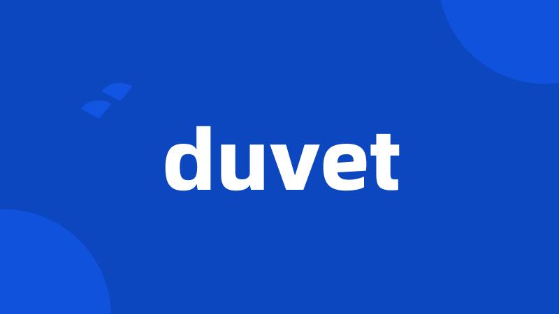 duvet