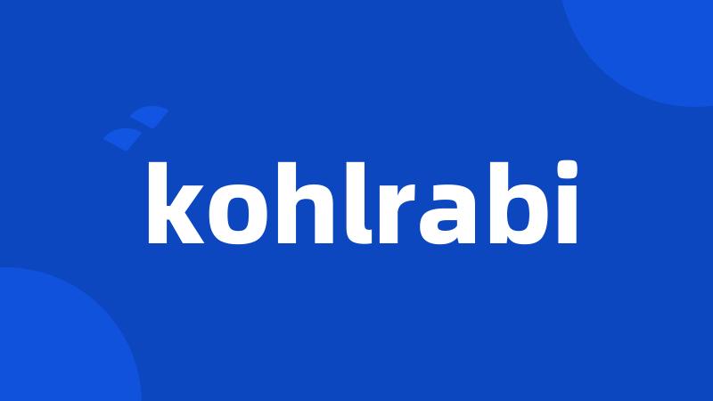 kohlrabi