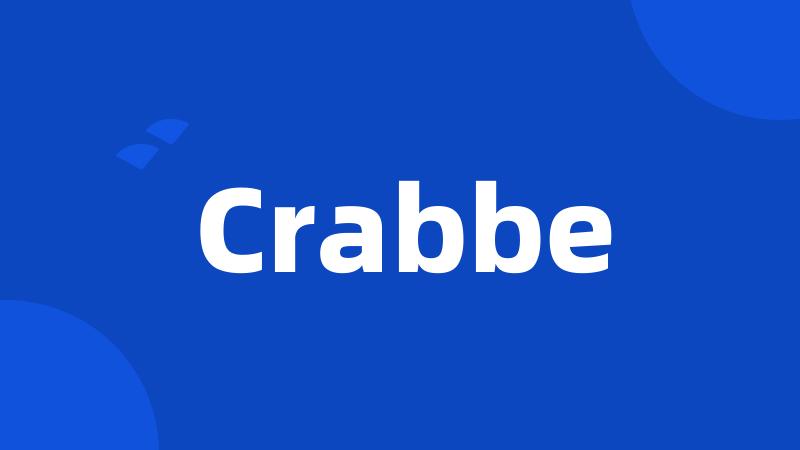 Crabbe