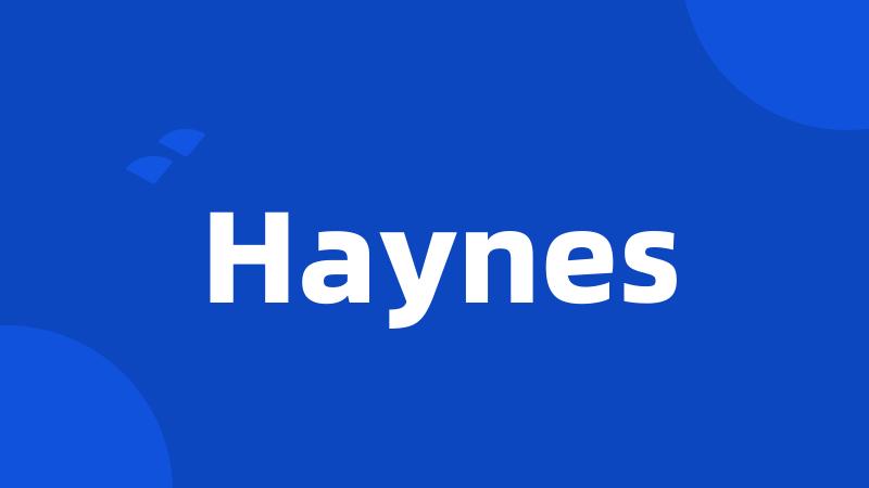 Haynes