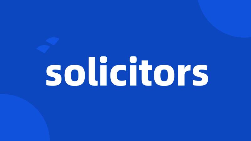 solicitors