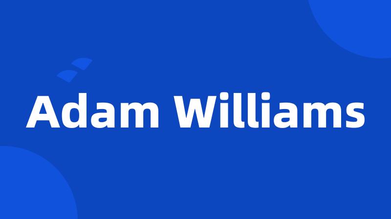 Adam Williams