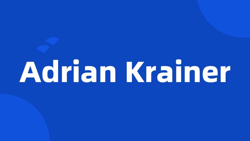 Adrian Krainer