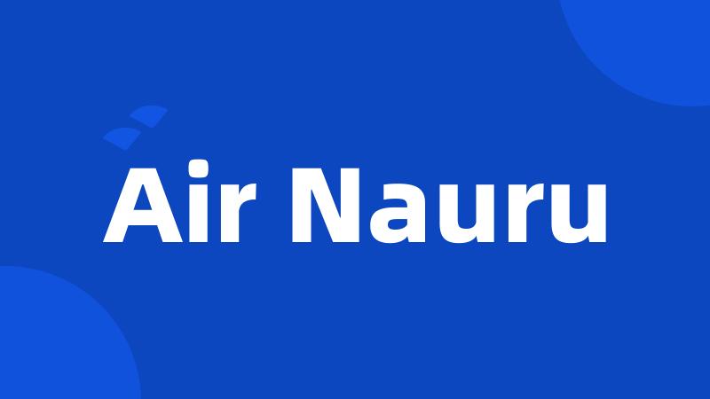 Air Nauru