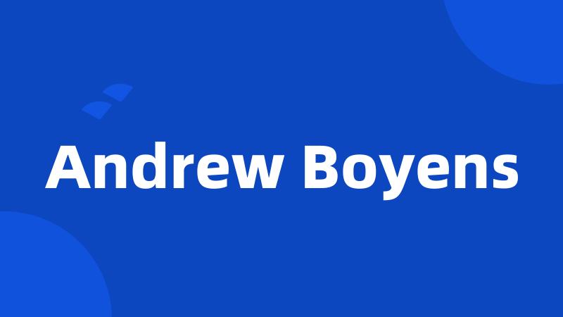 Andrew Boyens