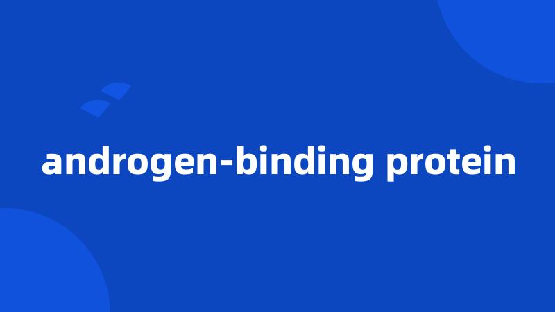 androgen-binding protein