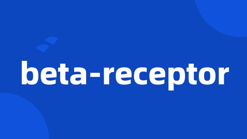 beta-receptor