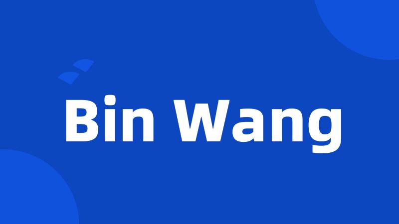 Bin Wang