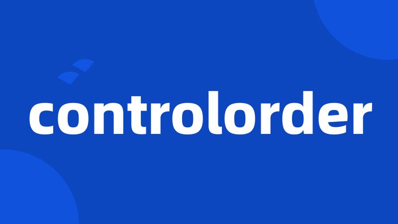 controlorder