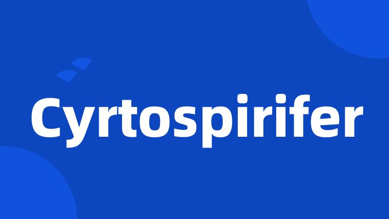 Cyrtospirifer