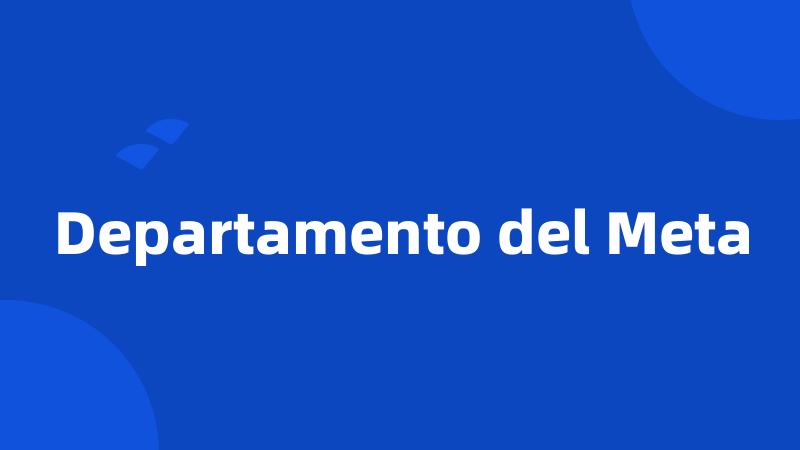 Departamento del Meta