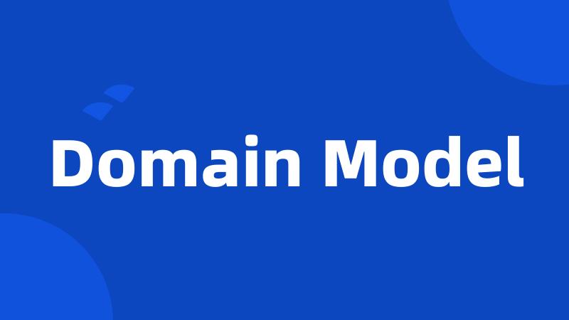 Domain Model