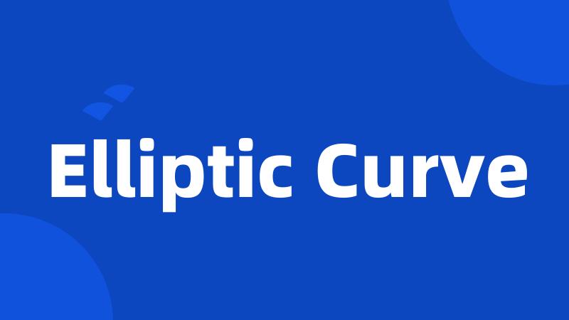 Elliptic Curve