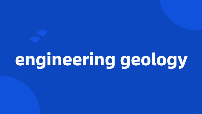 engineering geology