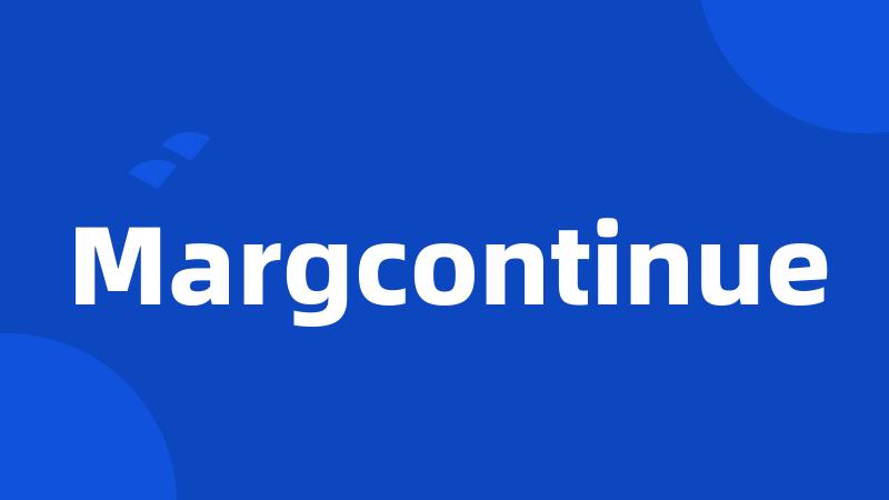 Margcontinue