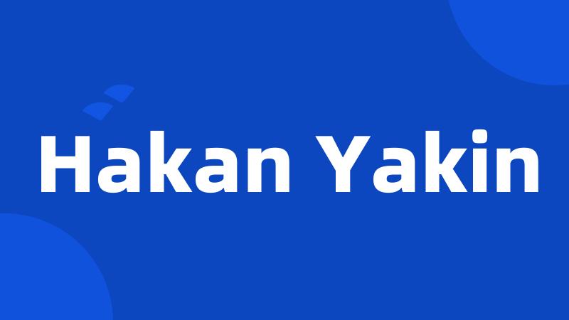 Hakan Yakin