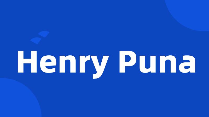 Henry Puna