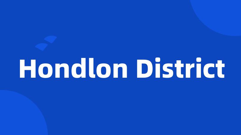 Hondlon District