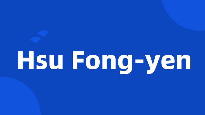 Hsu Fong-yen