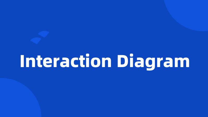 Interaction Diagram