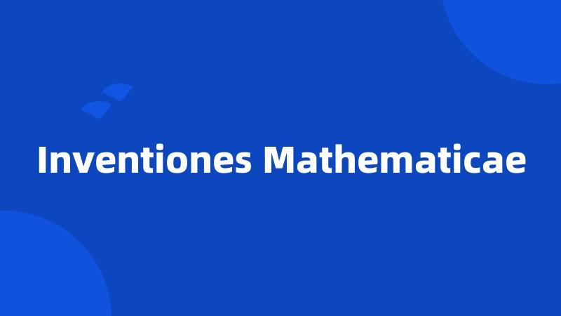 Inventiones Mathematicae