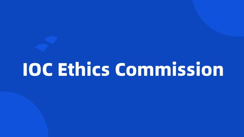 IOC Ethics Commission