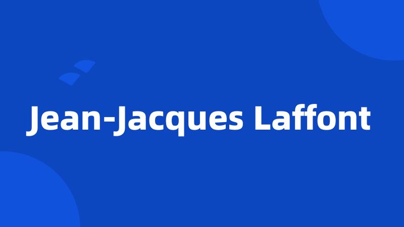 Jean-Jacques Laffont