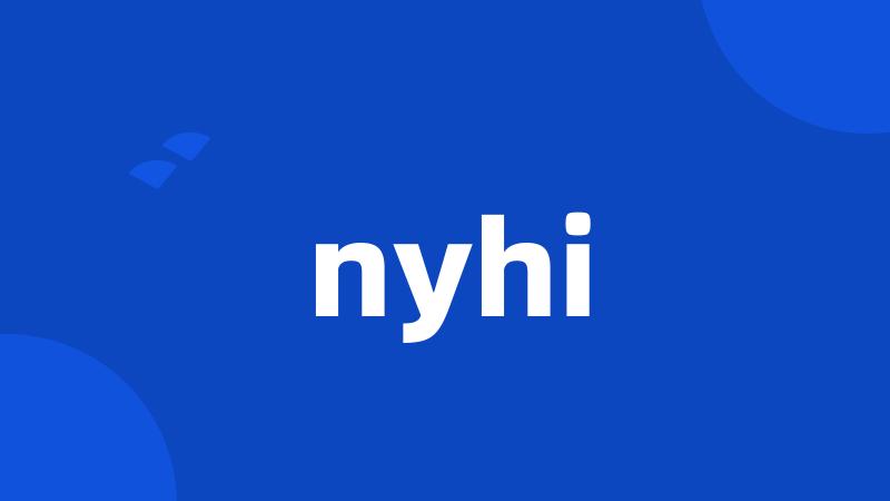 nyhi