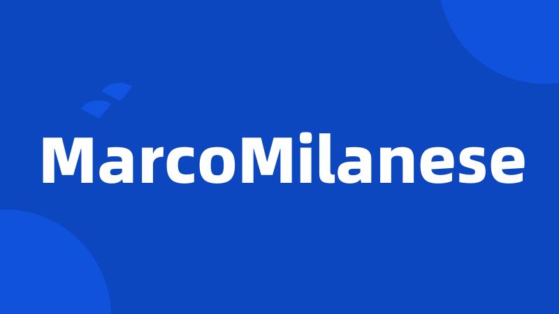 MarcoMilanese