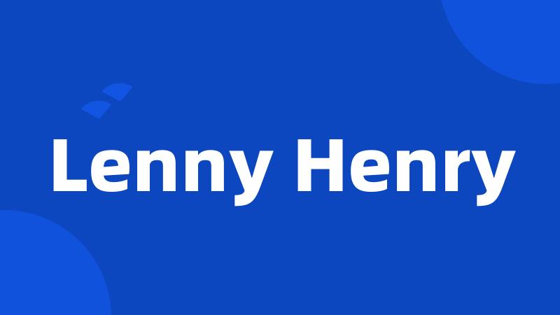 Lenny Henry