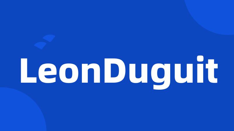 LeonDuguit