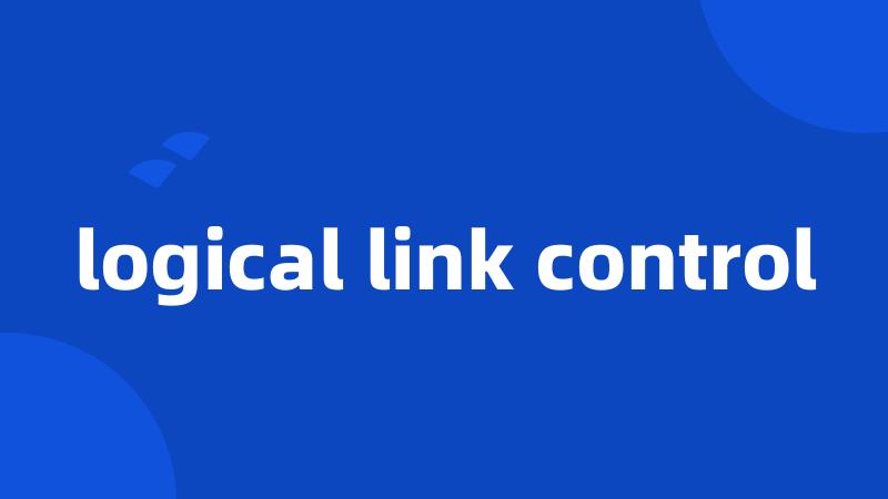 logical link control