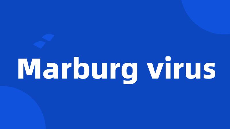 Marburg virus