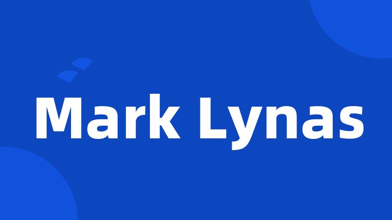 Mark Lynas