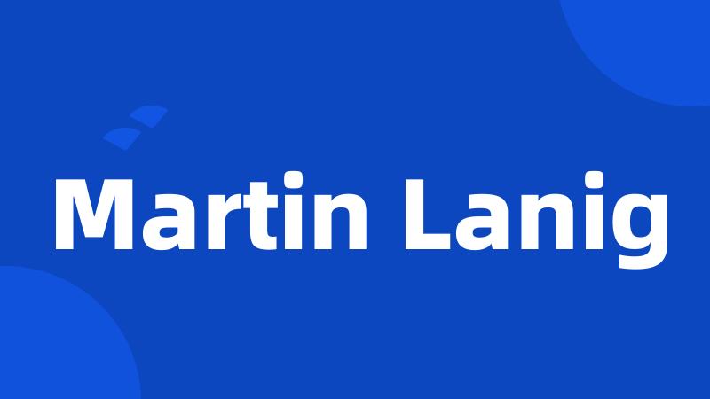 Martin Lanig