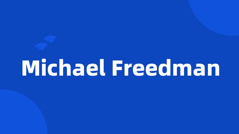 Michael Freedman