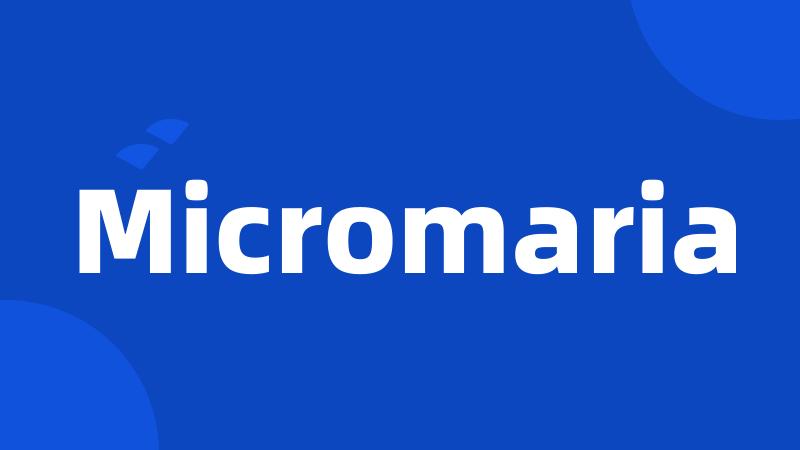 Micromaria