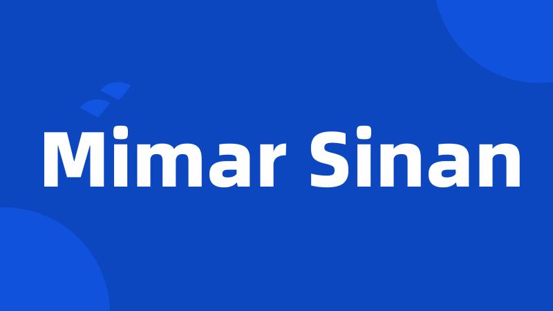 Mimar Sinan