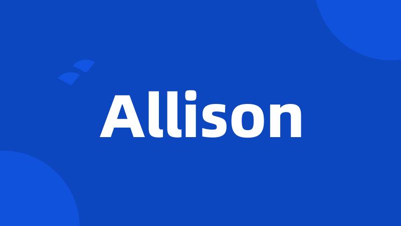 Allison