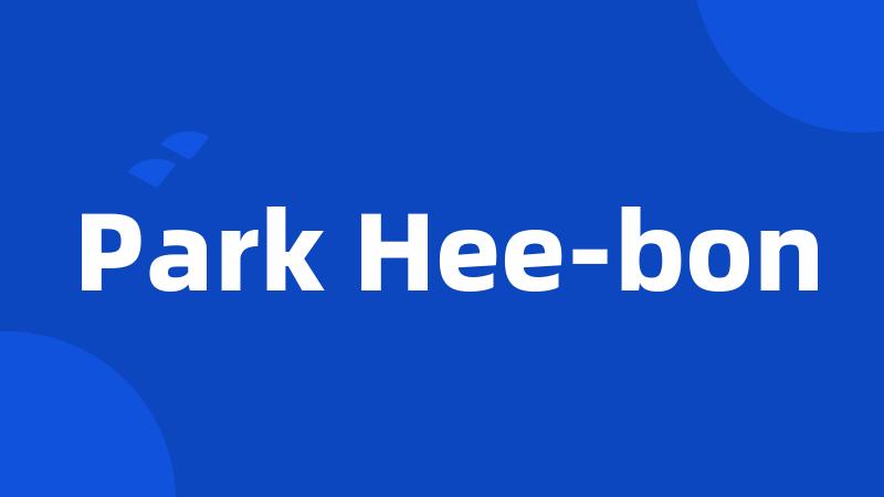 Park Hee-bon