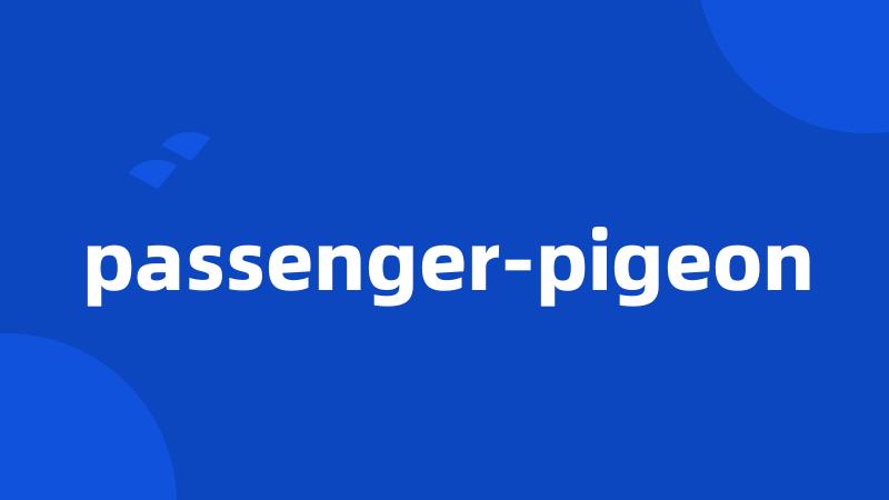 passenger-pigeon