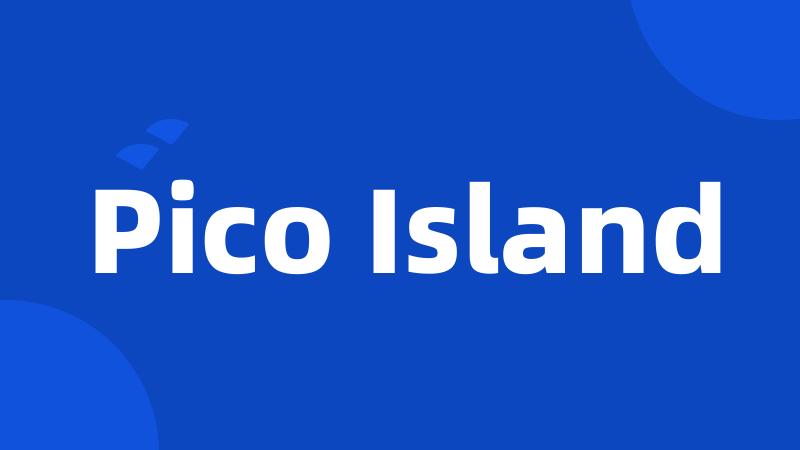 Pico Island