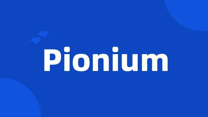 Pionium