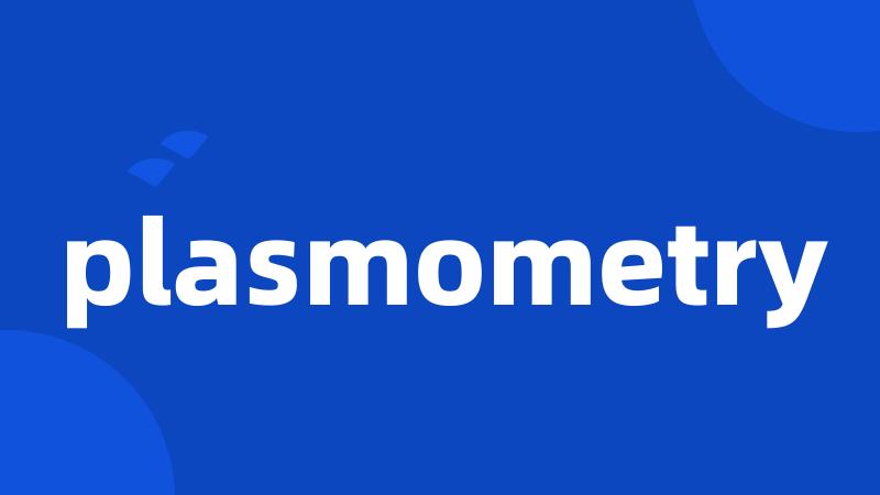 plasmometry