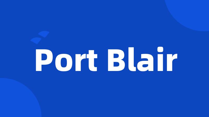 Port Blair