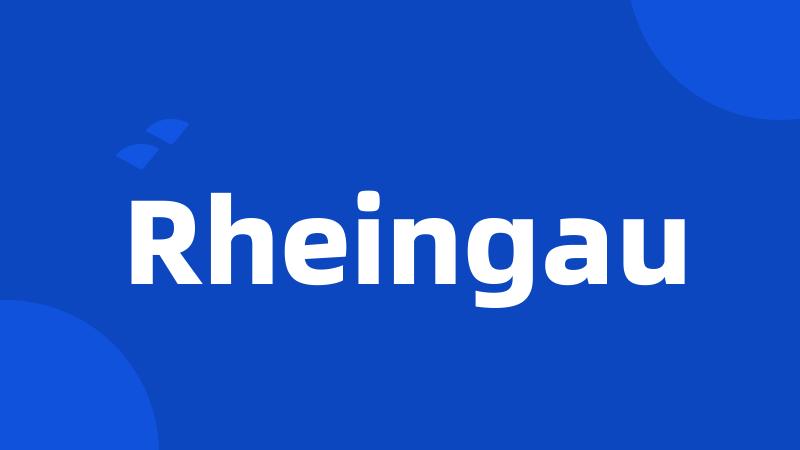 Rheingau