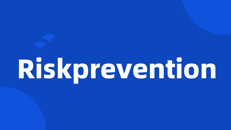 Riskprevention