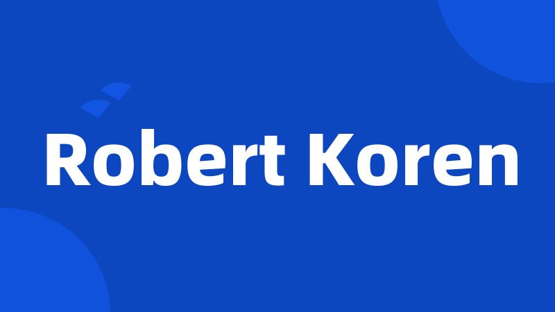 Robert Koren