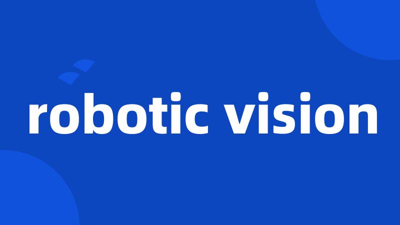 robotic vision